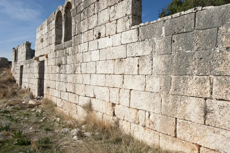 Corycus (Kızkalesi) — deux châteaux, l'un sur la côte et l'autre en mer, en Cilicie