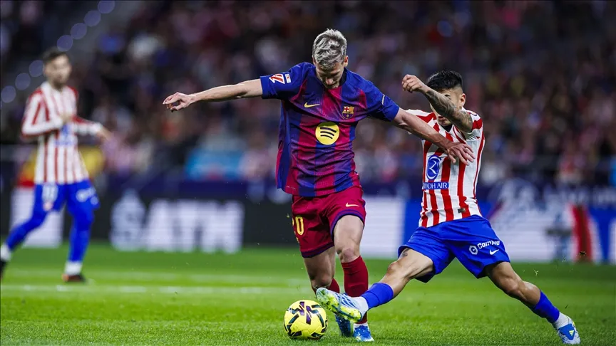 LaLiga'da lider Barcelona, Atletico Madrid deplasmanında kazandı