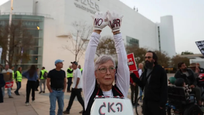 W Tel Awiwie izraelska grupa zorganizowała protest przeciwko wojnie
