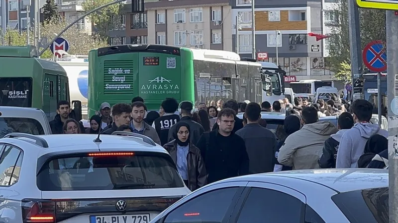 Stambulas metro līnijā veiktie darbi izraisīja satiksmes sastrēgumus