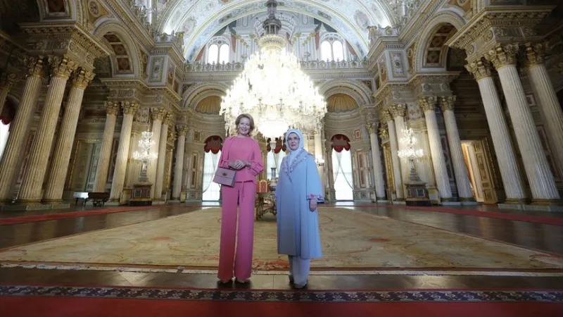 Emine Erdoğan kohtus Belgia kuninganna Mathilde'iga
